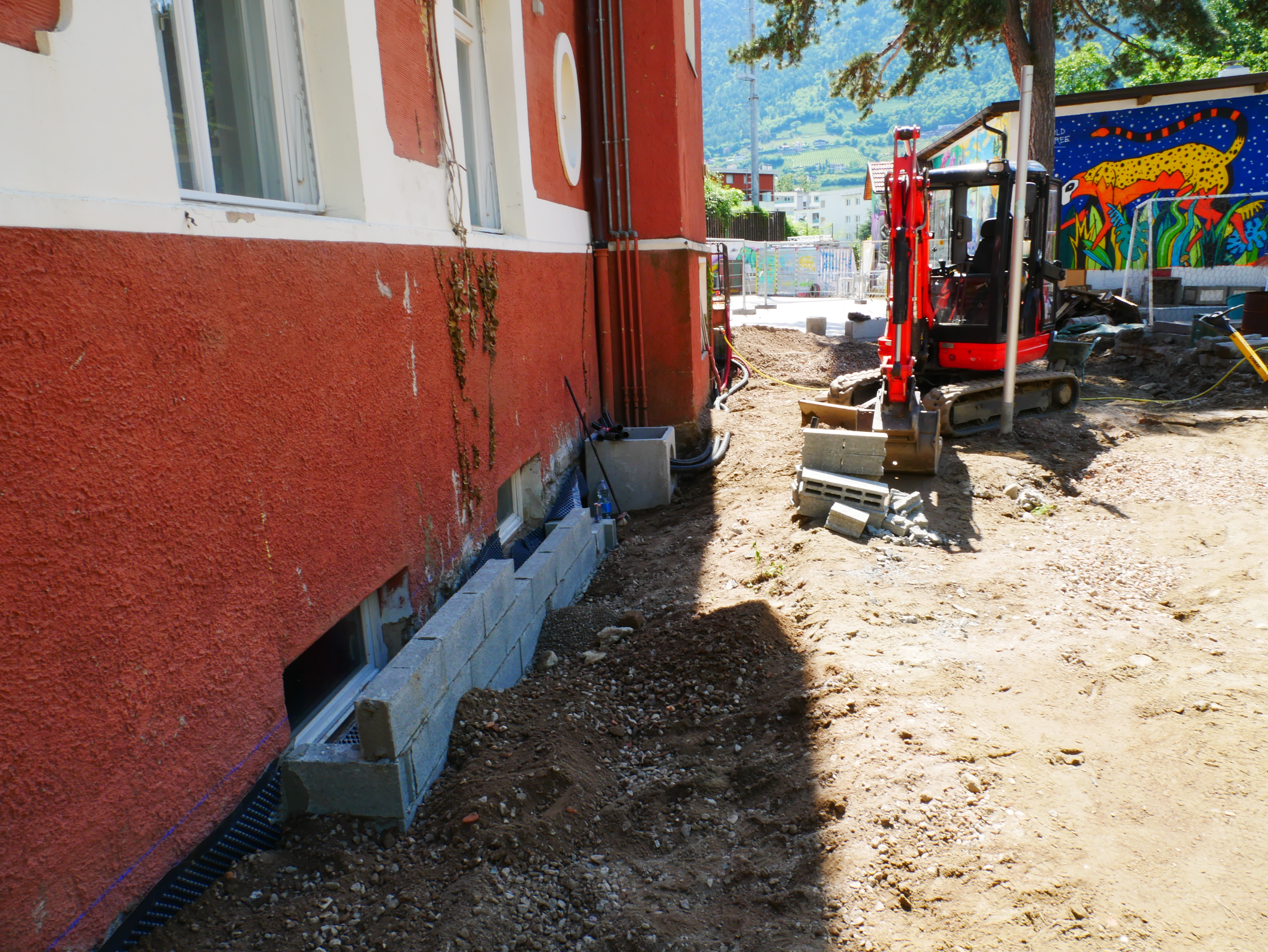 Isolierung - Isolamento - Jugendzentrum Jungle Meran - Centro giovani Jungle Merano