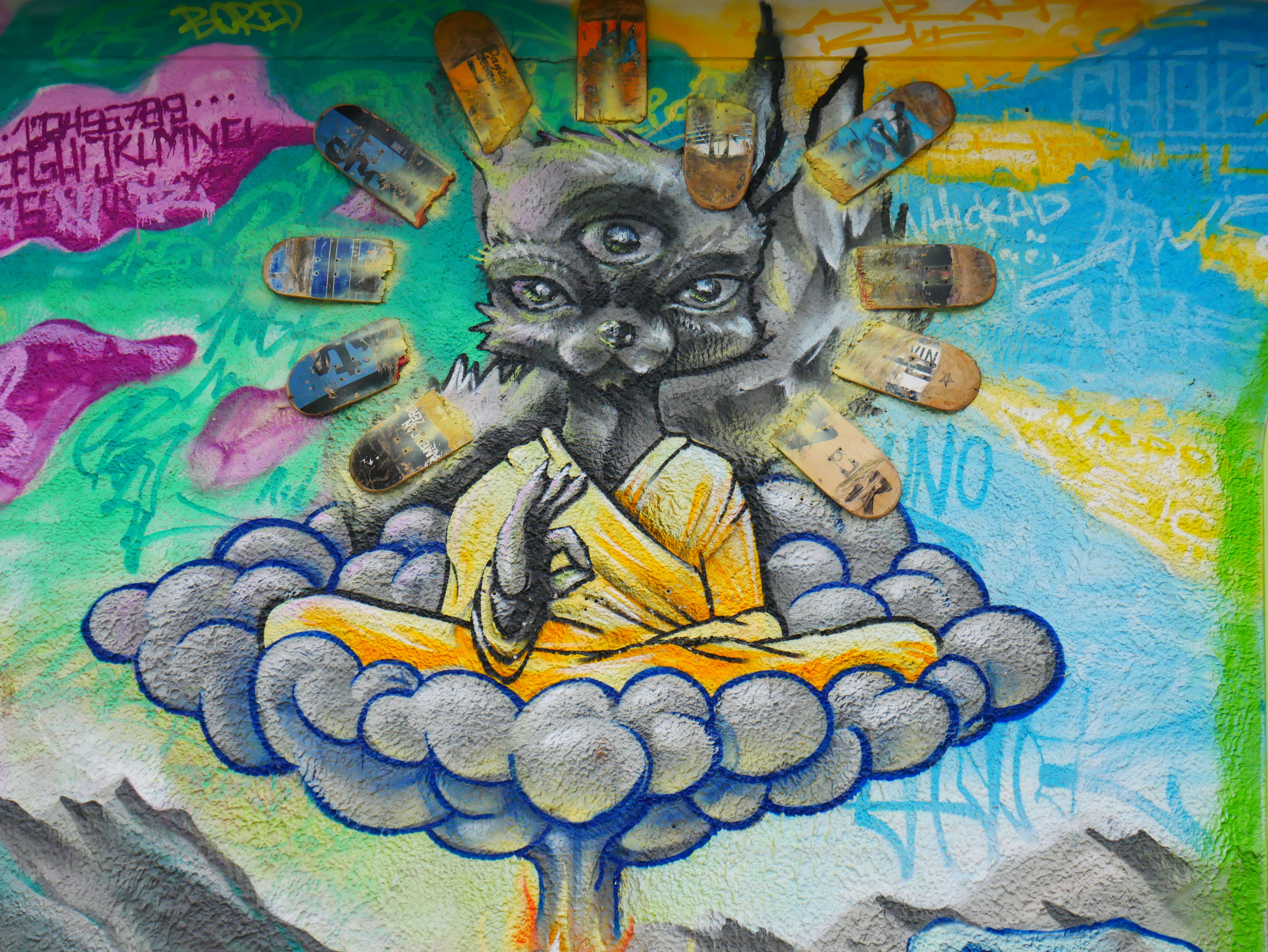 Verbesserung Graffiti - Jugendzentrum Jungle Meran - Centro giovani Jungle Merano