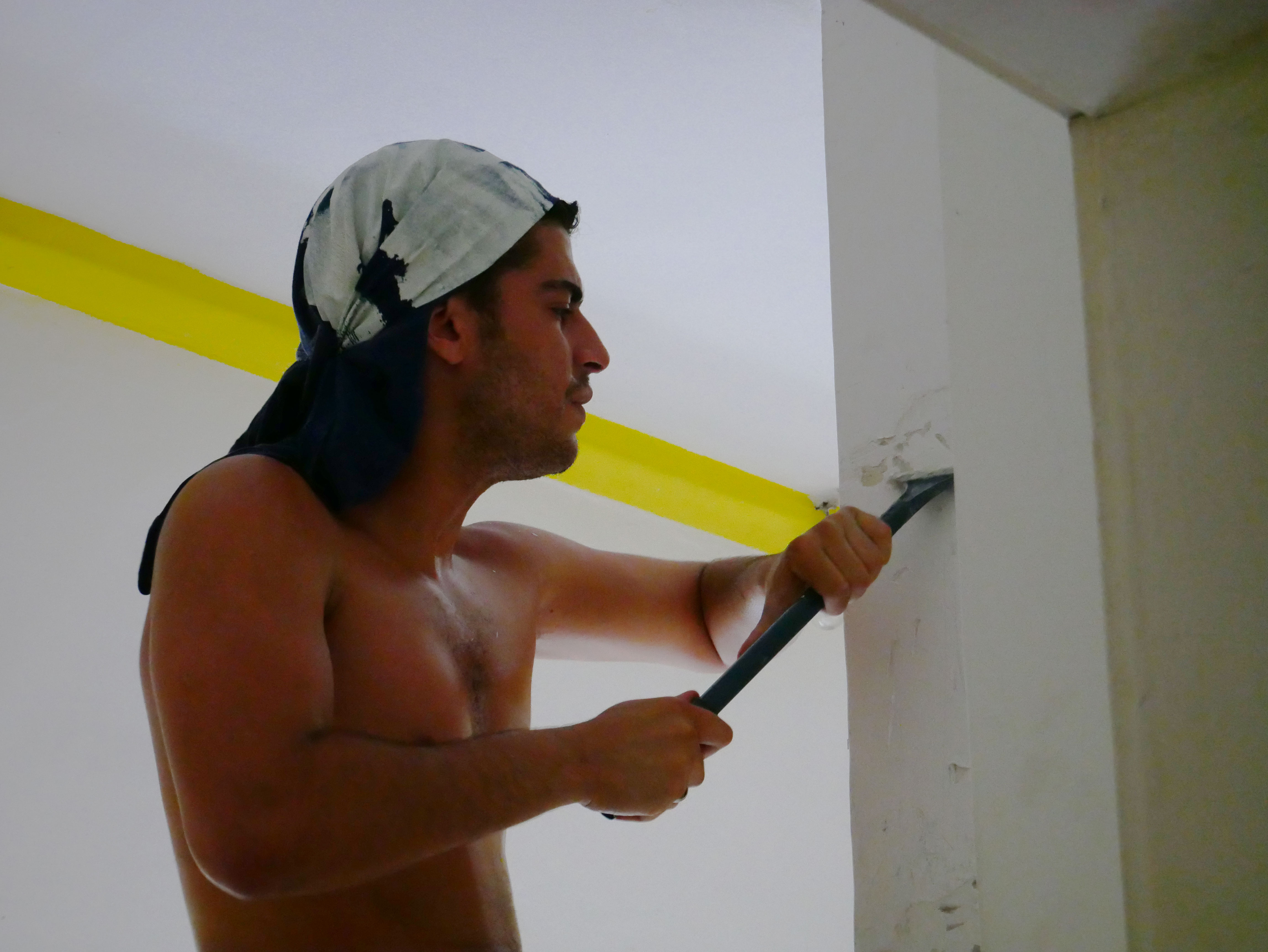 Mauerarbeiten im 2. Stock - Lavori al 2. piano - Jugendzentrum Jungle Meran - Centro giovani Jungle Merano