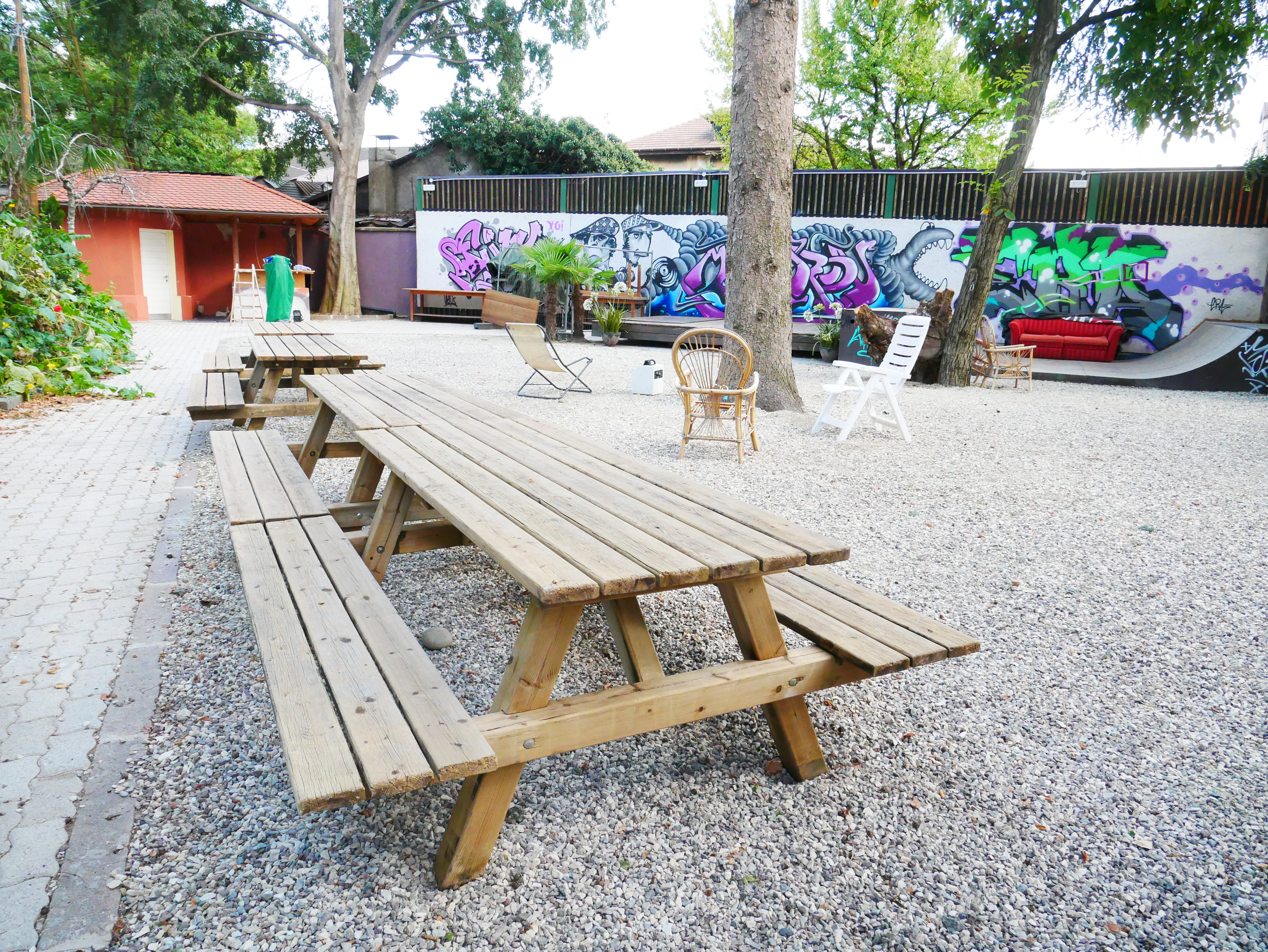 Picknick-Areal - Area picnic - Jugendzentrum Jungle Meran - Centro giovani Jungle Merano