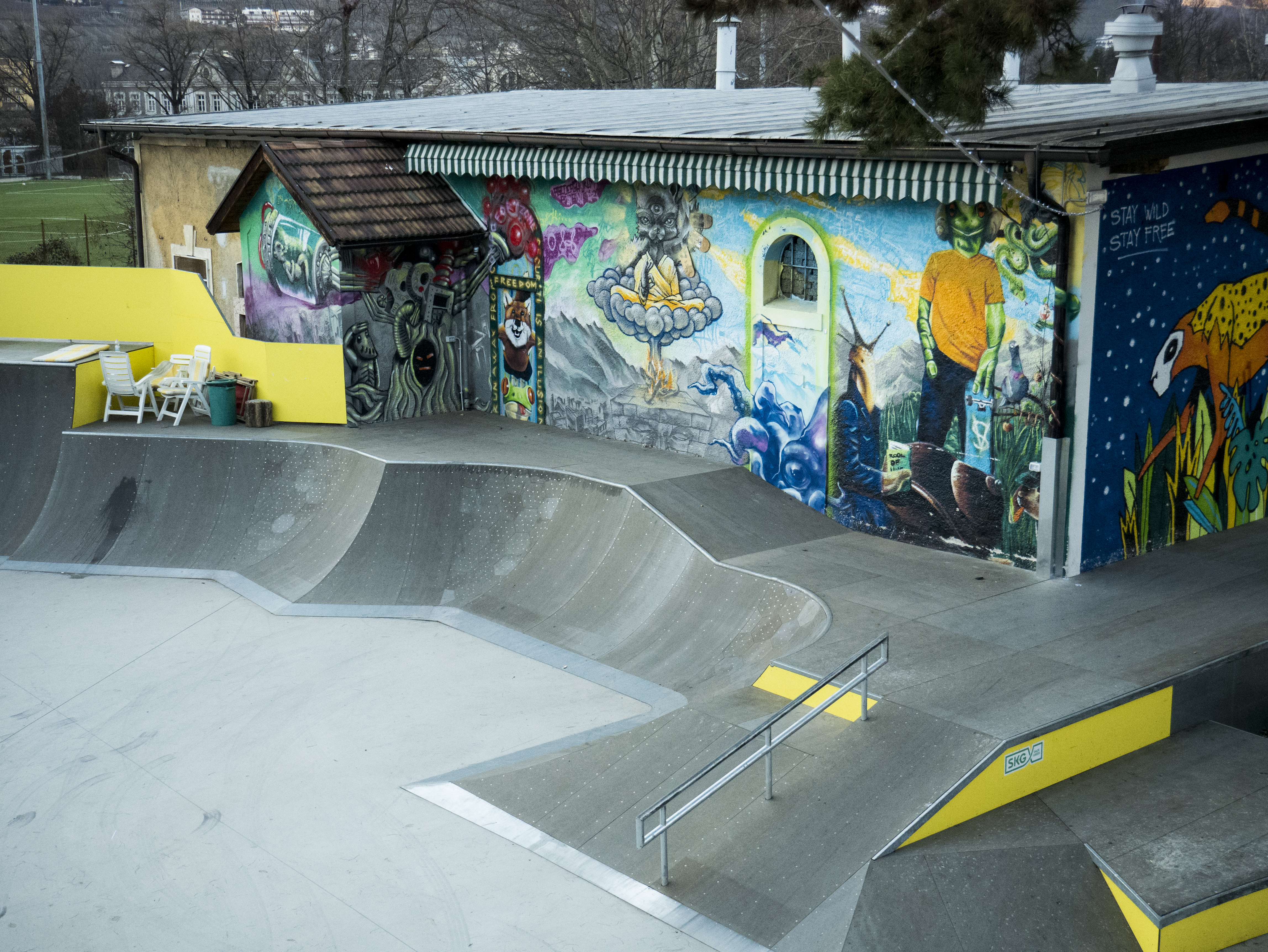 Markise Skatepark - Marquise skatepark - Jugendzentrum Jungle Meran - Centro giovani Jungle Merano