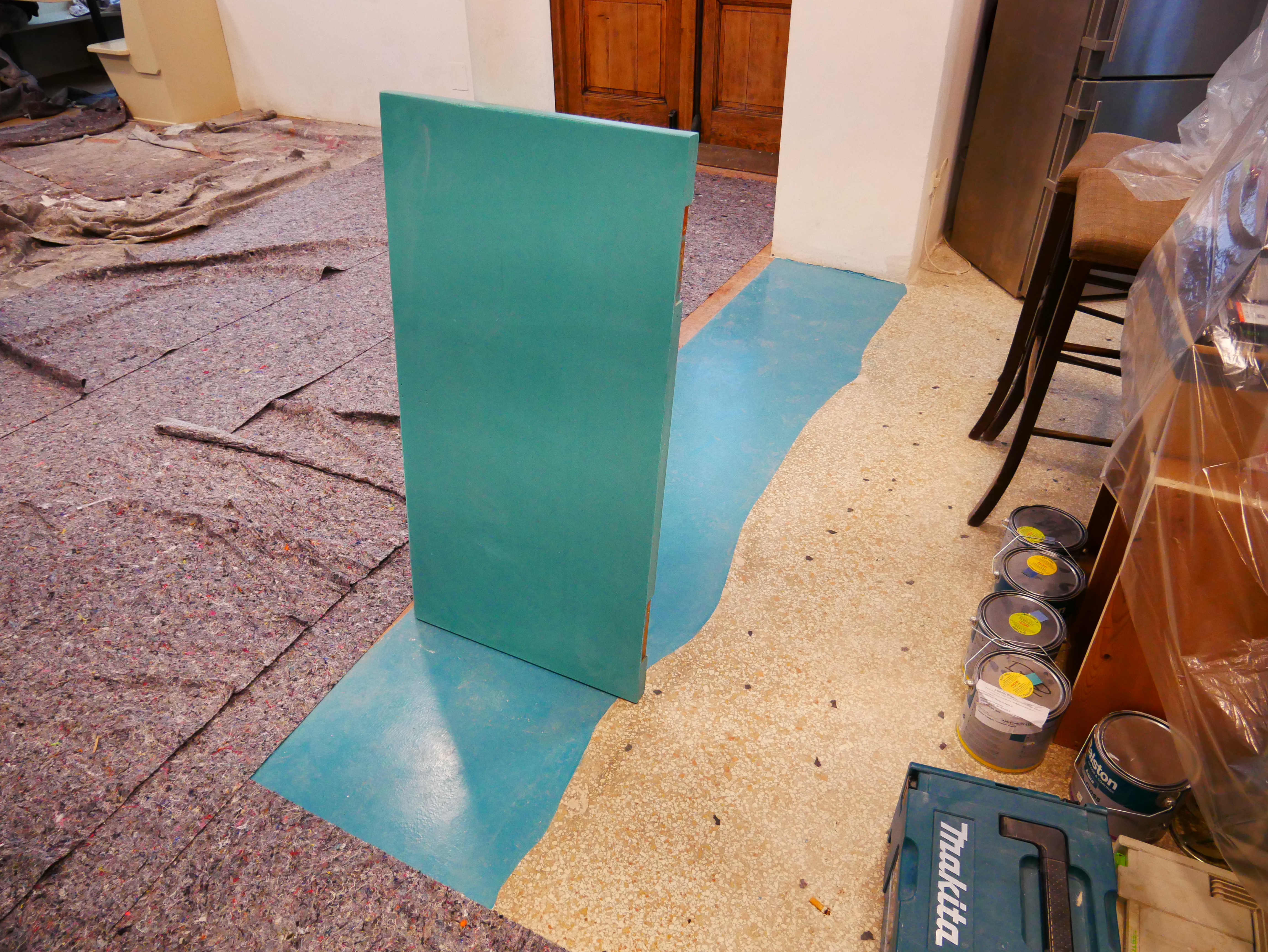 Bodenbemalung - Pittura del pavimento - Jugendzentrum Jungle Meran - Centro giovani Jungle Merano