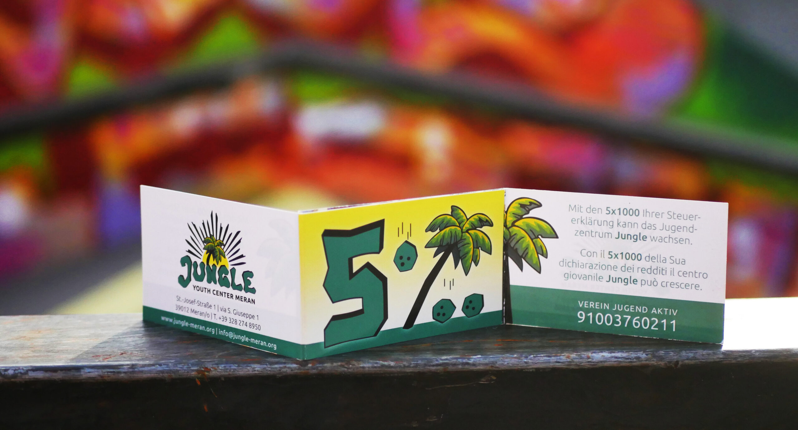 5 Promille für das Jugendzentrum Jungle Meran