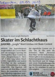 20190920 - Dolomiten - Slaughterhouse 6 Skatecontest