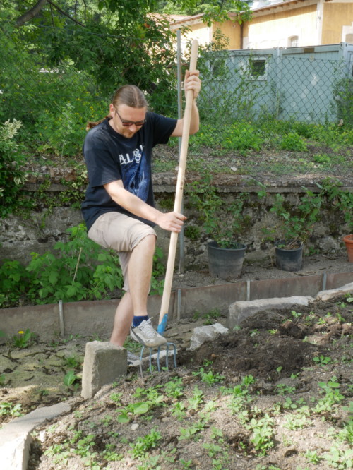 Gartenarbeit - lavori in giardino - Jugendzentrum Jungle Meran - Centro giovani Jungle Merano