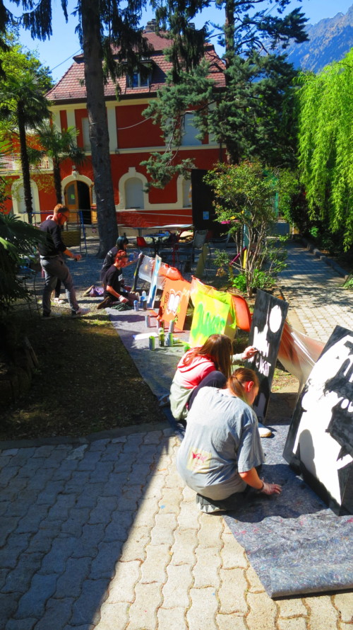 Graffiti Kurs im Jungle - Corso Graffiti al Jungle