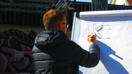 Graffiti Kurs im Jungle - Corso Graffiti al Jungle