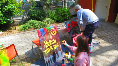 Graffiti Kurs im Jungle - Corso Graffiti al Jungle