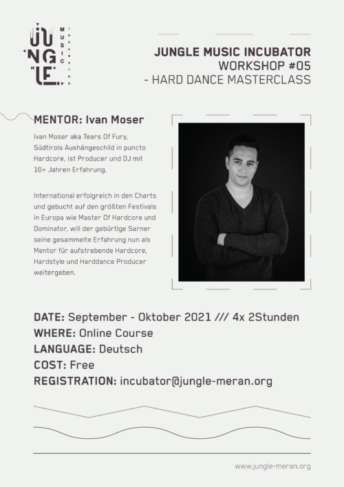 Ivan Moser - Jungle Music Incubator - Jugendzentrum Jungle Meran - Centro giovani Jungle Merano